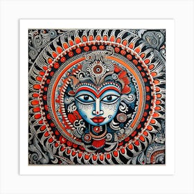 Indian Goddess 3 Art Print