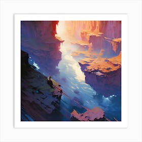 Aeon Canyon Art Print