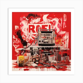 Roel street graffiti Art Print