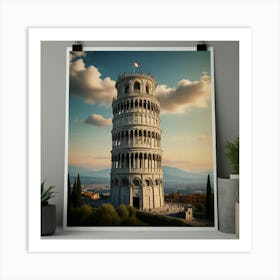 Leaning Tower Of Pisa Art Print