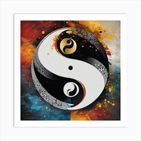 Yin Yang 78 Art Print