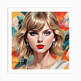 Taylor Swift Ar2 Art Print