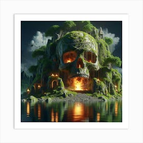 Skull Island 6 Art Print