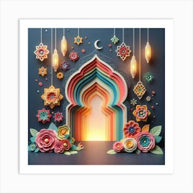 Islamic Muslim Greeting Card Art Print