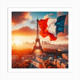 France - Eiffel Tower Art Print