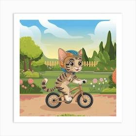 An Illustration Of An Egyptian Cat Ridin N5cstdkptlq0p6ymafatqa Rqwtd2uqstsd6i6uhdvqca Art Print