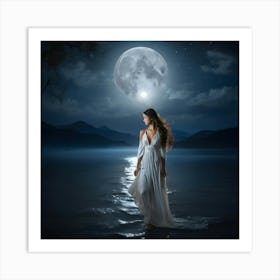 Full Moon Art Print