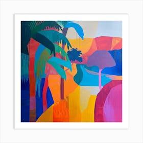 Abstract Travel Collection El Salvador 2 Art Print