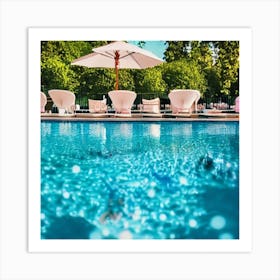 Pool Party 4 Art Print