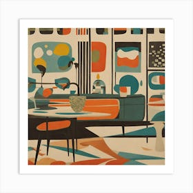 Abstract Room Art Print