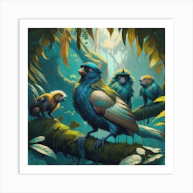 Rainforest Serenade Art Print