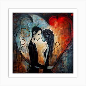 Lovers By Csaba Fikker 104 Art Print