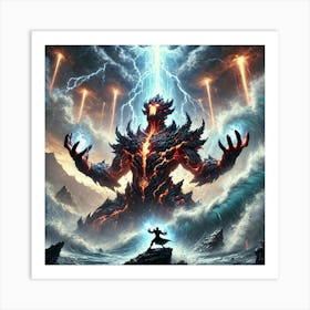 Lord Abyssion Tidal Dominance Art Print