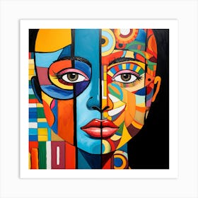 Abstract Of A Woman 14 Art Print