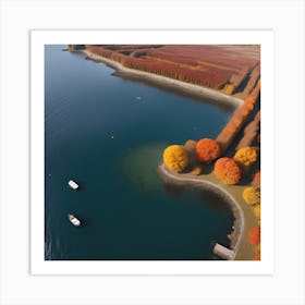 Autumn In New Zealand Art Print