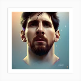 Lionel Messi Art Print