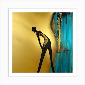 Abstract Silhouette Art Print