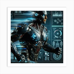 Futuristic Man 1 Art Print