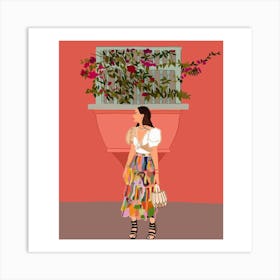 California Girl Art Print