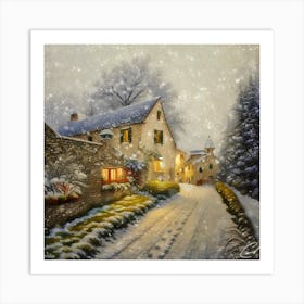 Snowfall Art Print