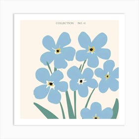 Forget Me Nots Art Print