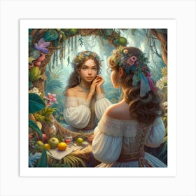 magic mirror Art Print