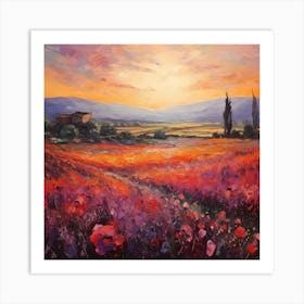 Monet's Masterpiece in Matera Art Print