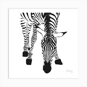 Zebra Art Print