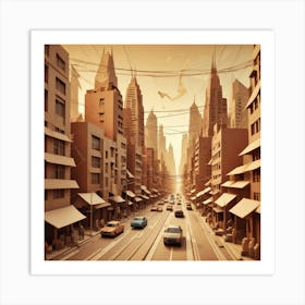 Cityscape 53 Art Print