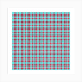 Checkered Fabric 4 Art Print