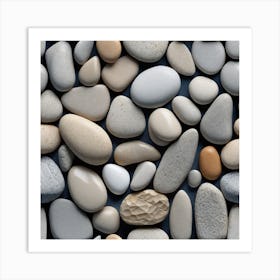 Pebbles 10 Art Print