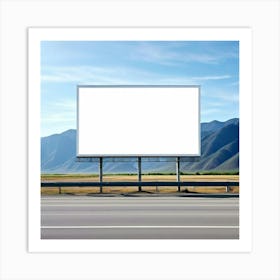 Blank Billboard 11 Art Print