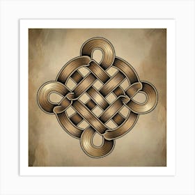 A Detailed Illustration Of A Celtic Knot 94szsuljs3evl0vnar2mfq Ftxvpu8ht6mwjrunxsnz A Art Print