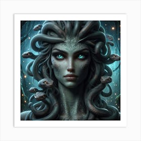 Medusa Look Art Print