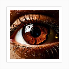 Brown Eye 3 Art Print