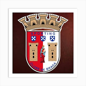 S.C. Braga Logo Wall Art 2 Art Print