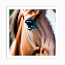 Close Up Of A Horse'S Eye 9 Art Print