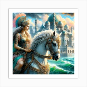 Creative Horse Beauty Illustration Nr 170 Art Print