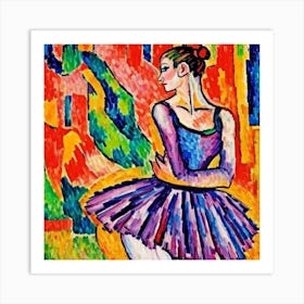 Ballerina of Colors Art Print