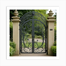 Wrought Iron Gate 5 Art Print