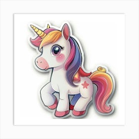 Unicorn Sticker 39 Art Print