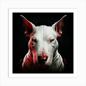 Bull terrier Art Print