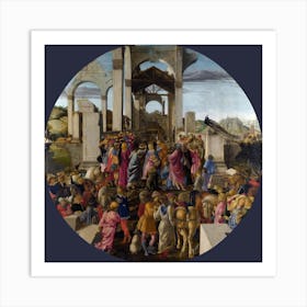 Sandro Botticelli Adoration Of The Savior Art Print