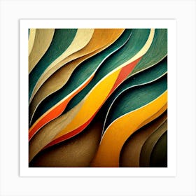 Flowing Stone 5 Art Print