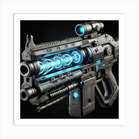 Titan Vanguard Plasma Rifle Art Print