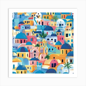 Santorini 23 Art Print