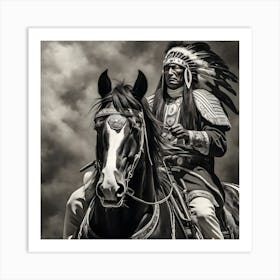 Crazy Horse Art Print