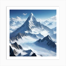 Ice Mountain Art Print