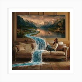 Waterfall 7 Art Print