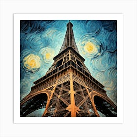 Eiffel Tower 1 Art Print